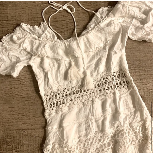 Free People Creul Intentions Dress in White- 0,2,12 - Picture 8 of 12